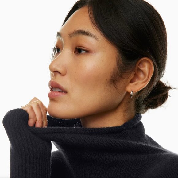 Aritzia Wildred Luxe 100% Cashmere Cyprie Sweater - Brown in Size XS - Picture 11 of 12